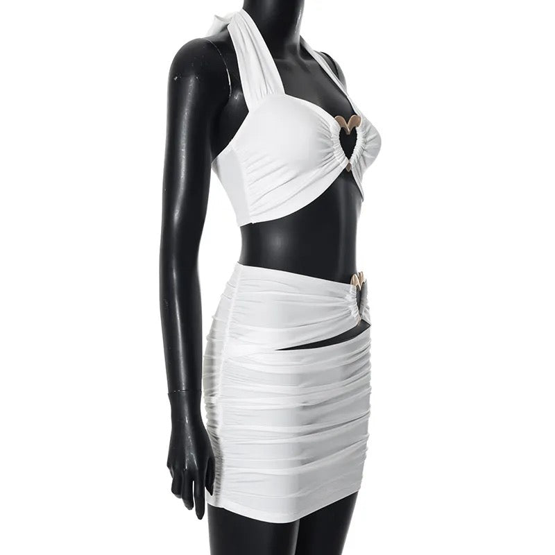 Ivory Skirt Set