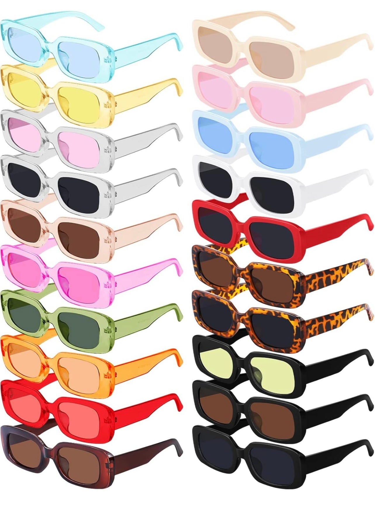 Transparent Retro Sunglasses