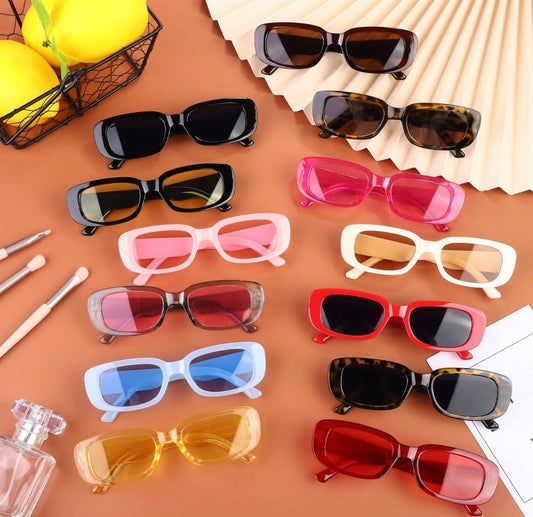 Transparent Retro Sunglasses