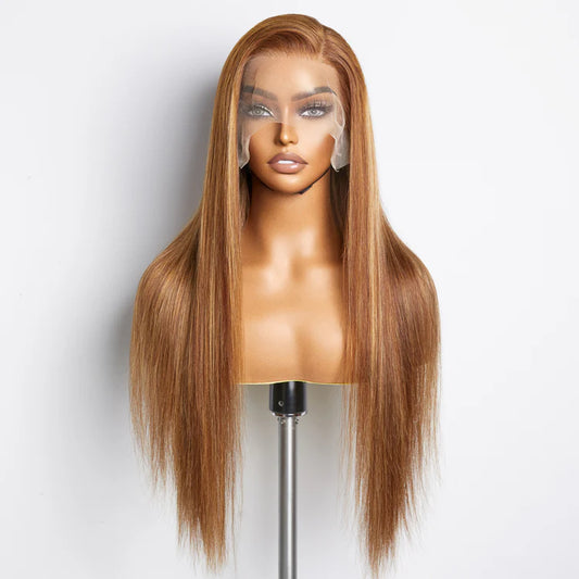 Straight 13x4 Lace Frontal Wig (#4/27)